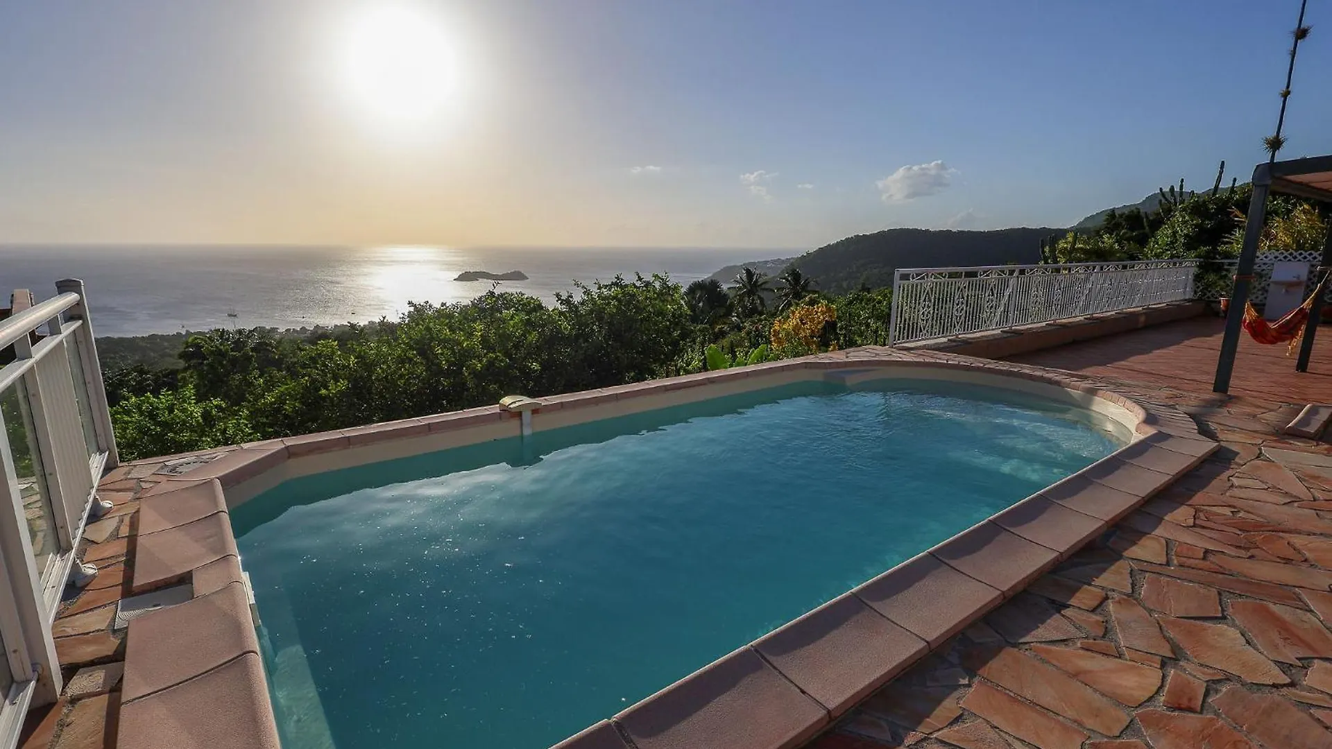 Villa Cafeiere, Bouillante, Vue Sur Mer, Proche Plage, Location Prestige Caraibes