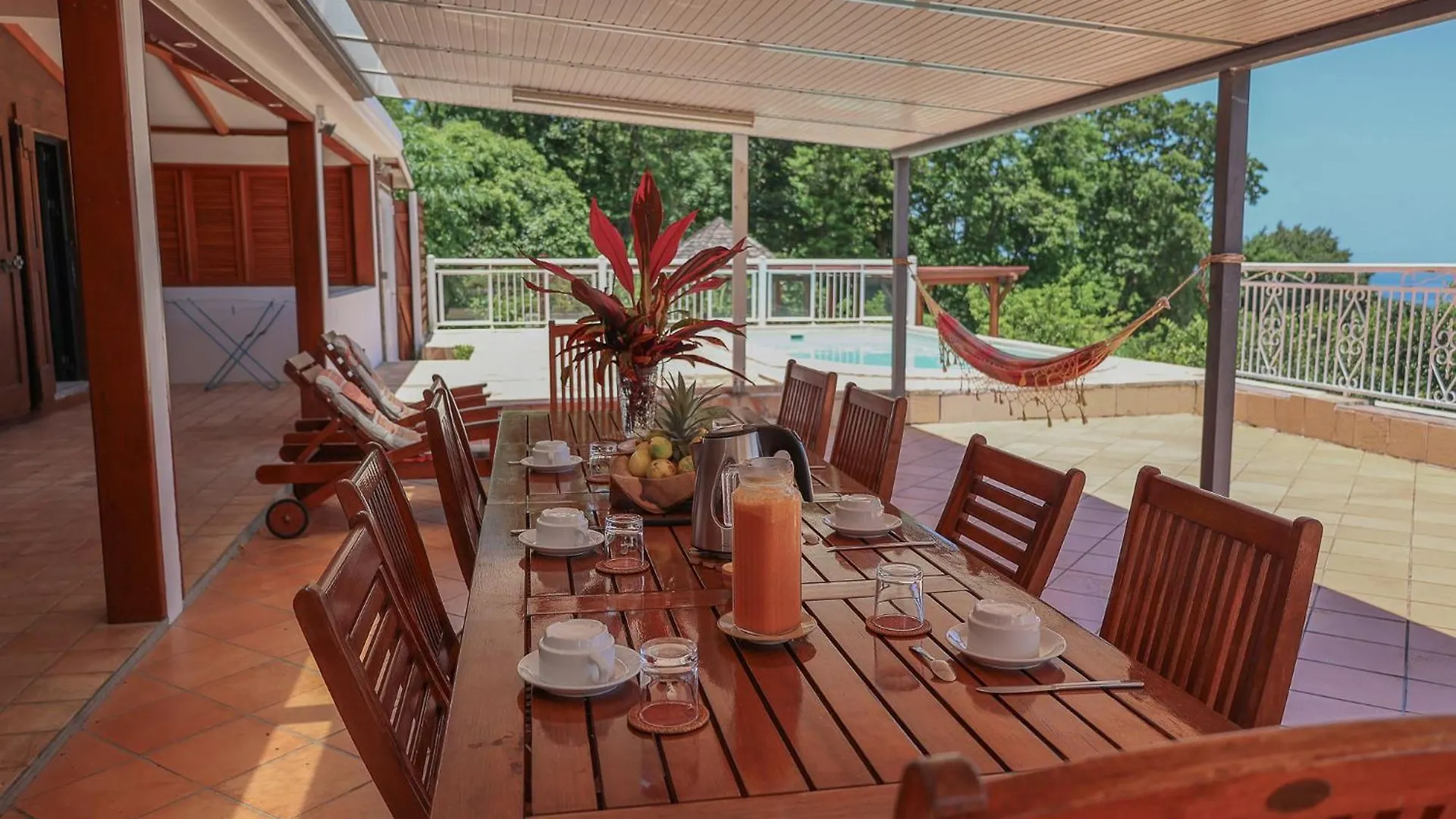 Villa Cafeiere, Bouillante, Vue Sur Mer, Proche Plage, Location Prestige Caraibes Bouillante